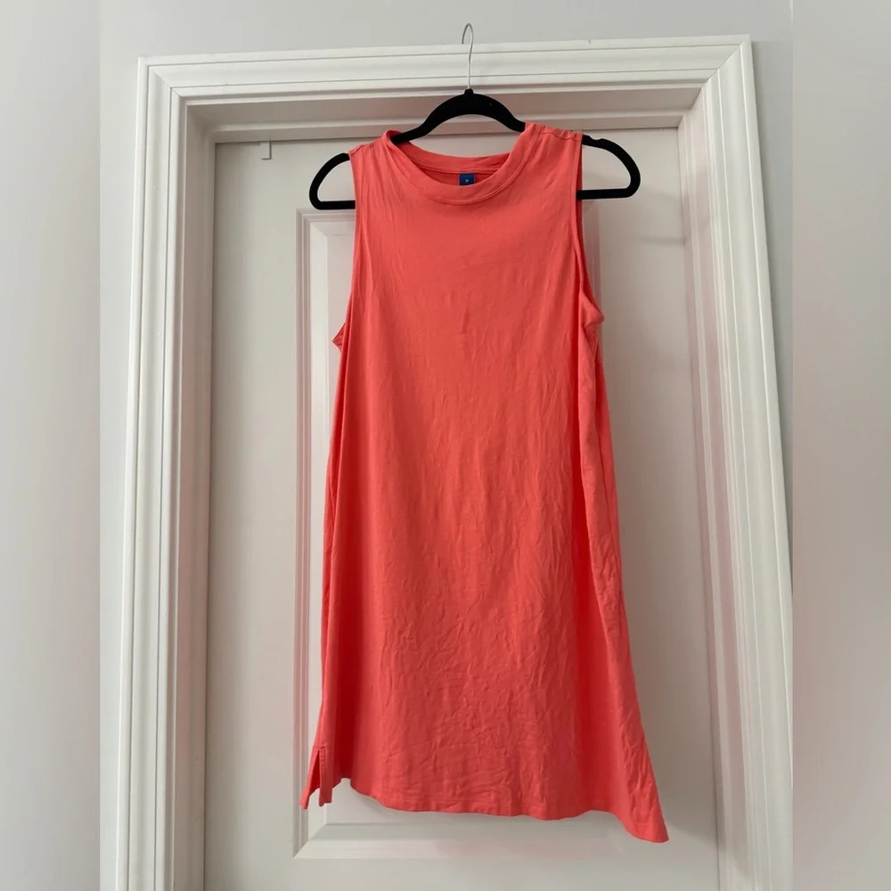 Old Navy Coral Vintage Mini T-Shirt Dress - Picture 2 of 4